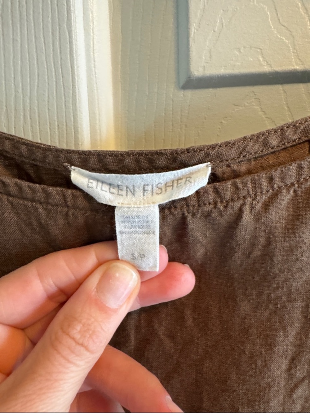 Eileen Fisher organic linen top - Picture 2 of 5